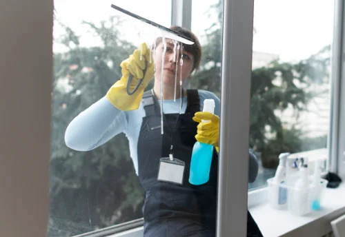 Nettoyage de vitres intérieures et extérieures à Faye-l'Abbesse
